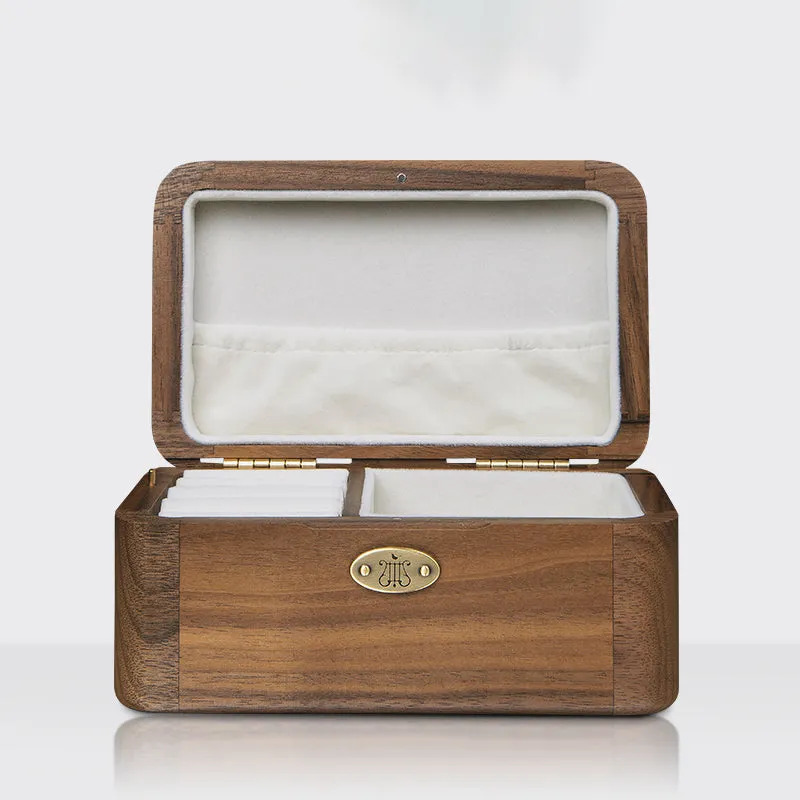 Premium Studio Ghibli Wooden Music Box with Jewelry Box (Tune: Merry Go Round of Life / Castle in the Sky / Always with Me)