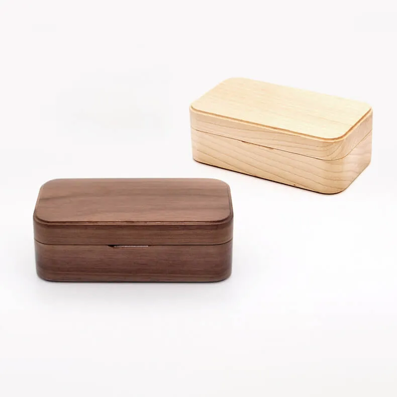 Premium Wooden Music Box with Ring Holder and ON/OFF Feature (Studio Ghibli Tunes Collection)