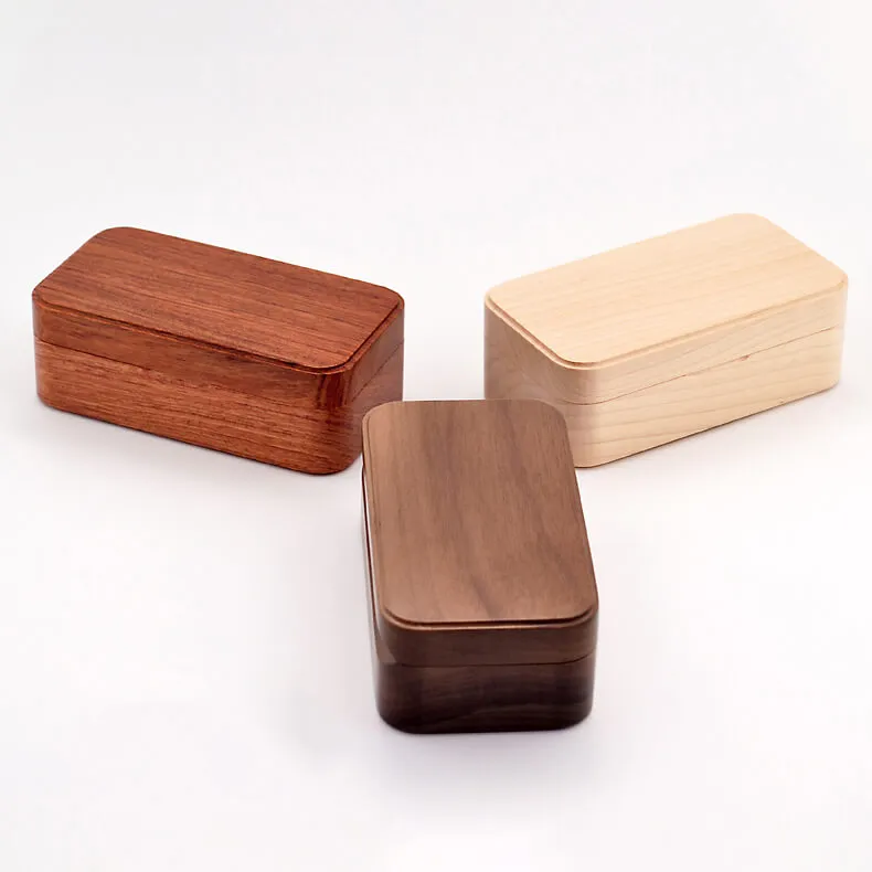 Premium Wooden Music Box with Ring Holder and ON/OFF Feature (Studio Ghibli Tunes Collection)