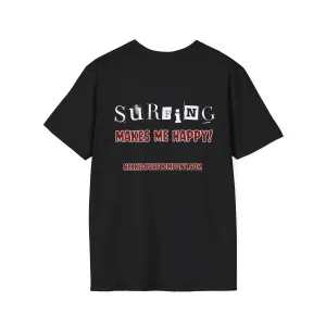Punk Graphic "Surfing Makes Me Happy"
