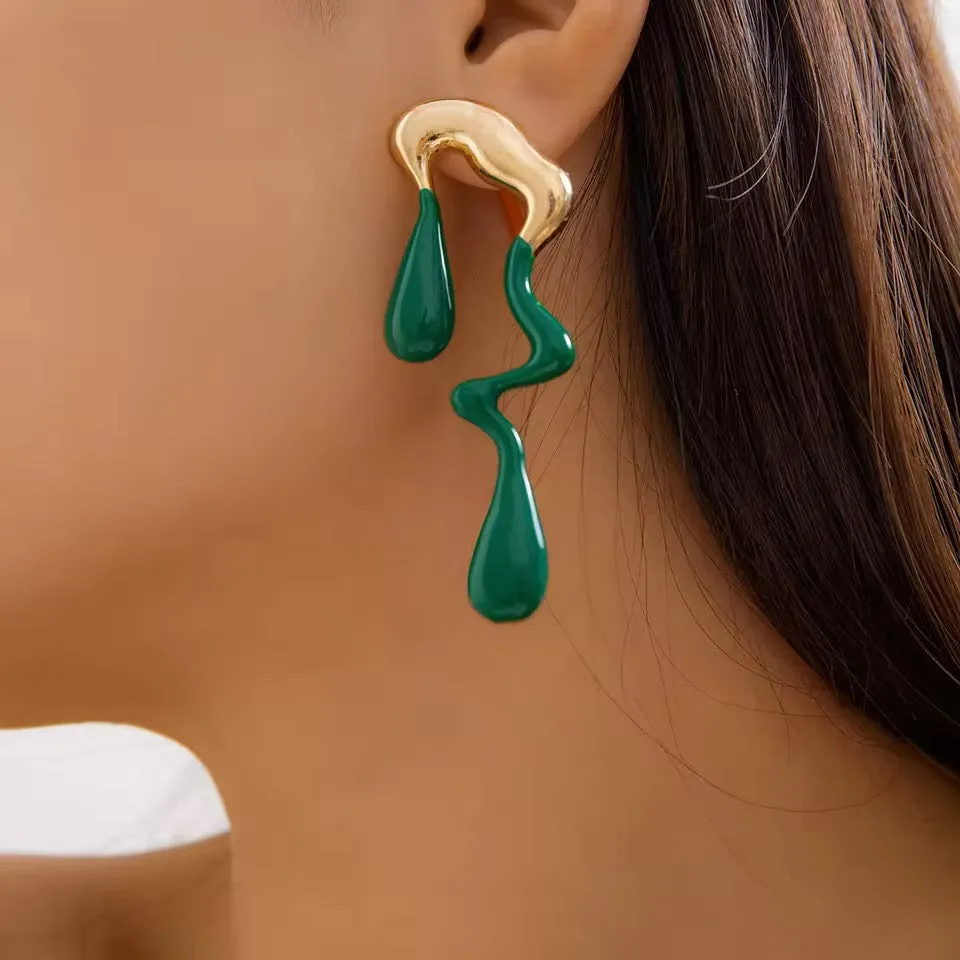 Punk Rebellious Rain Earrings