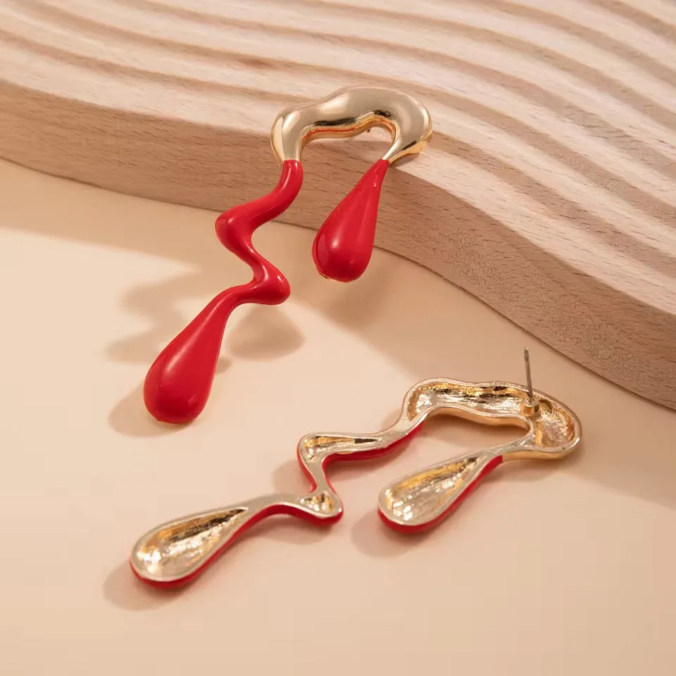 Punk Rebellious Rain Earrings