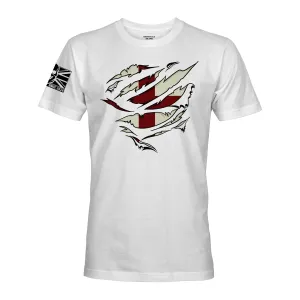RIPPED ST GEORGES FLAG