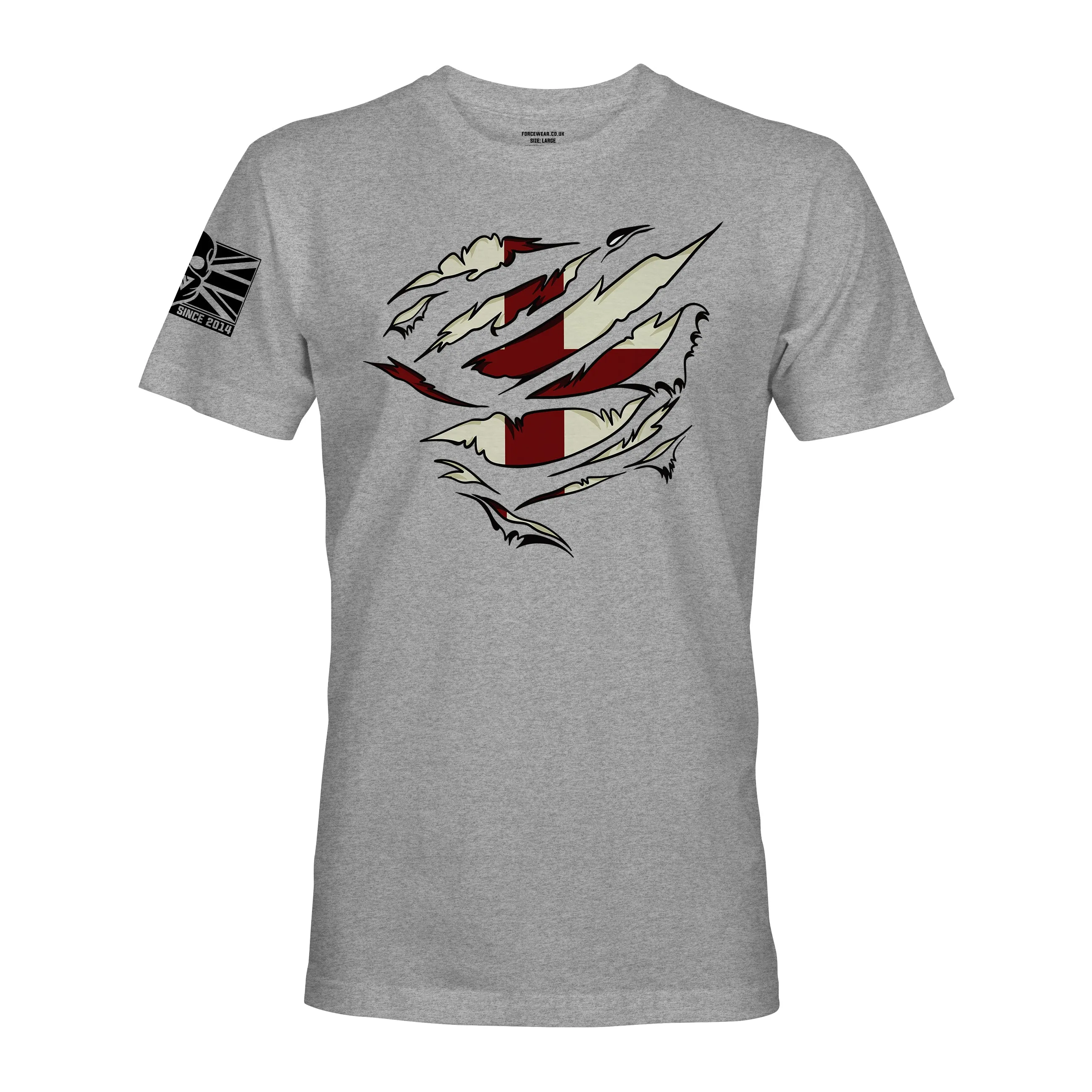 RIPPED ST GEORGES FLAG