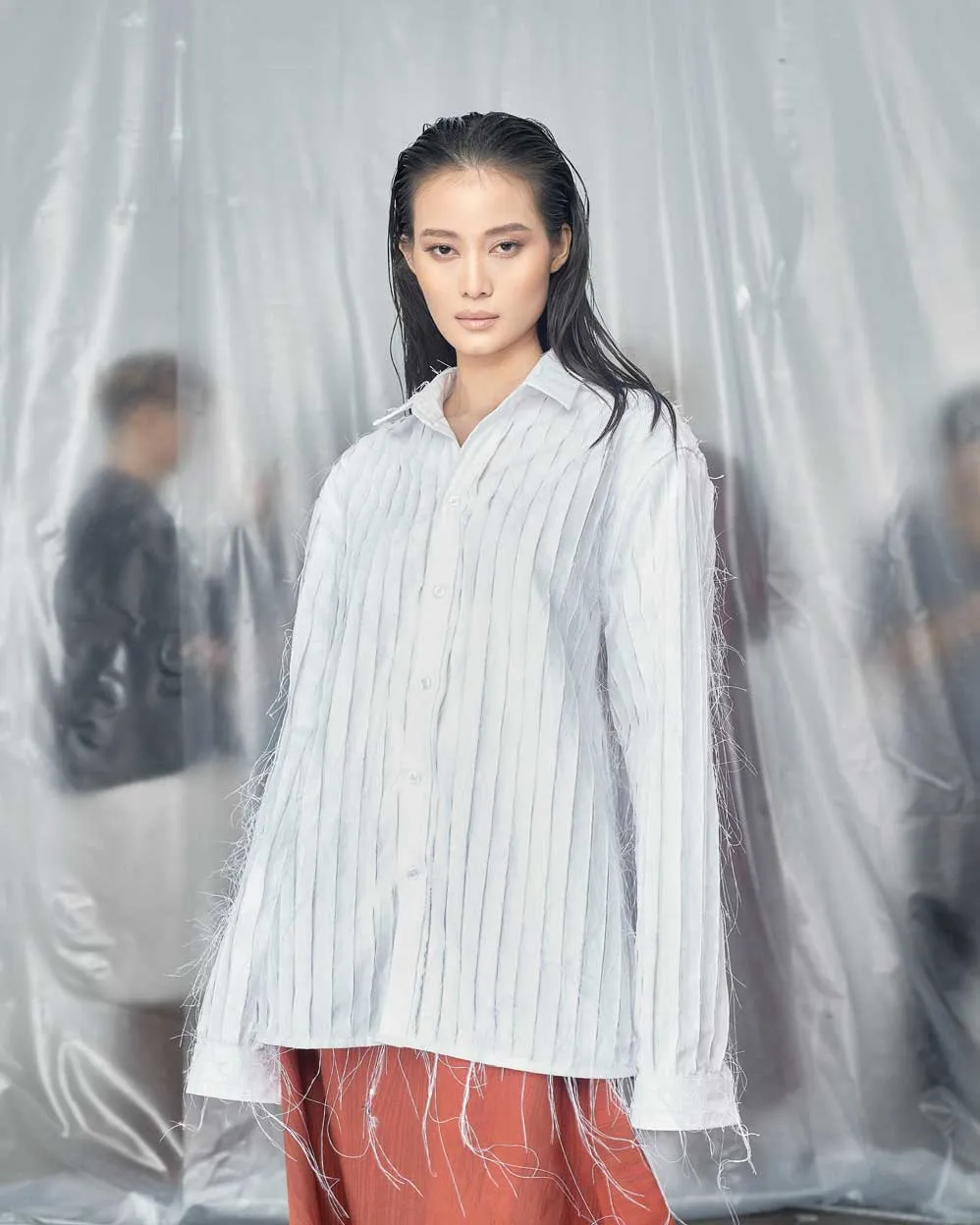 Ripped White Jacket