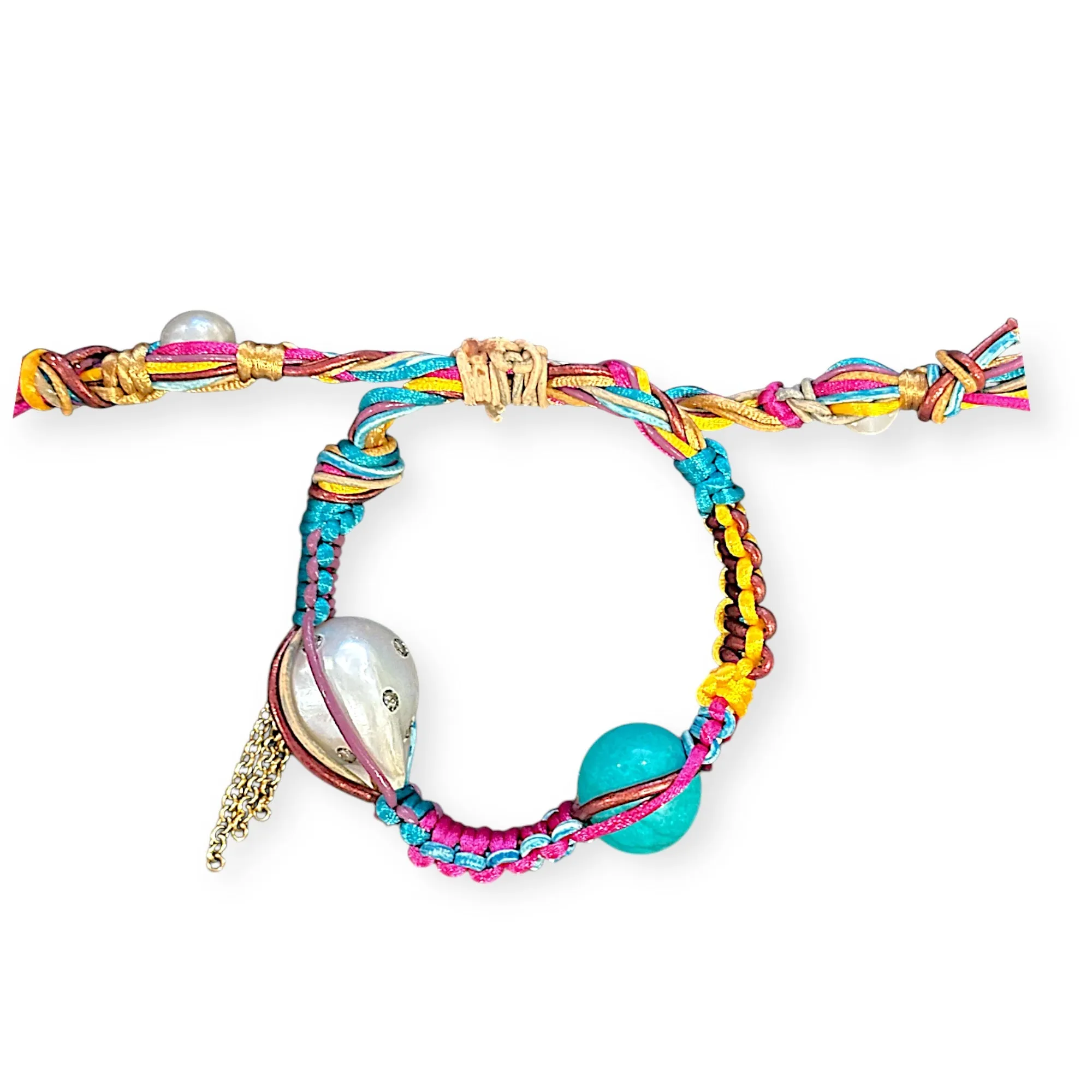 SANTORINI SUNSET DIAMOND ROCKER BRACELET