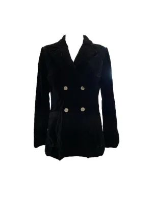 Sea NY Velvet double breasted jckt black XS