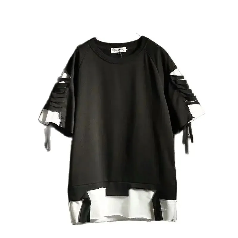 Sean – Black Y 2K Men’s Techwear T-shirt