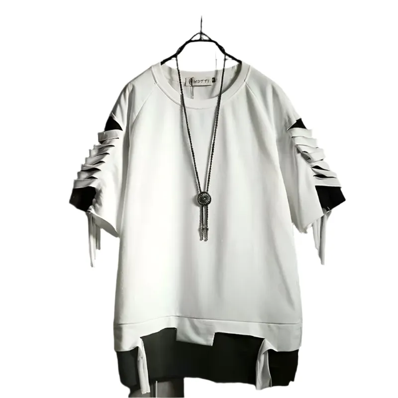Sean – Black Y 2K Men’s Techwear T-shirt