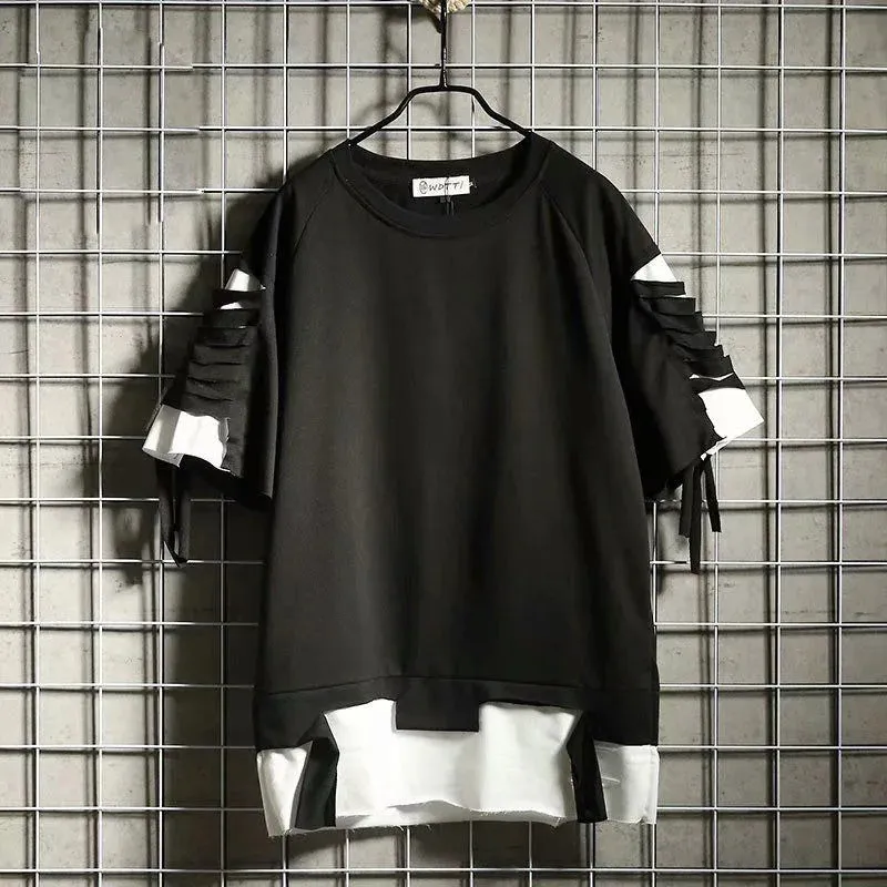 Sean – Black Y 2K Men’s Techwear T-shirt