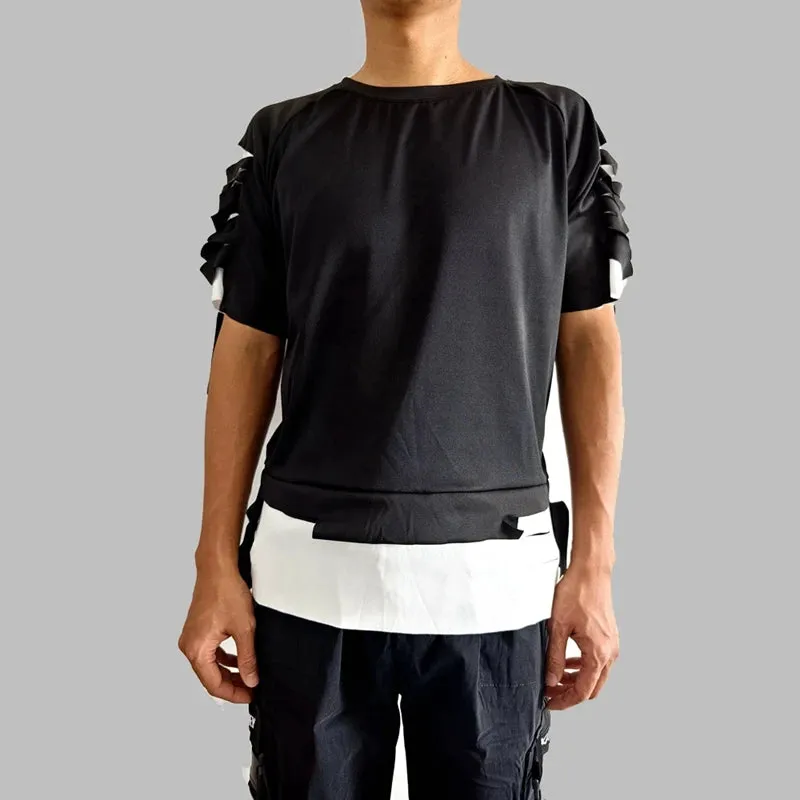 Sean – Black Y 2K Men’s Techwear T-shirt