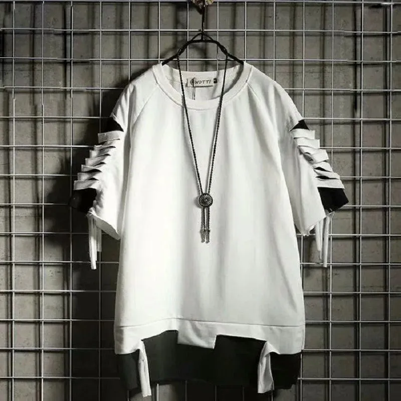 Sean – Black Y 2K Men’s Techwear T-shirt