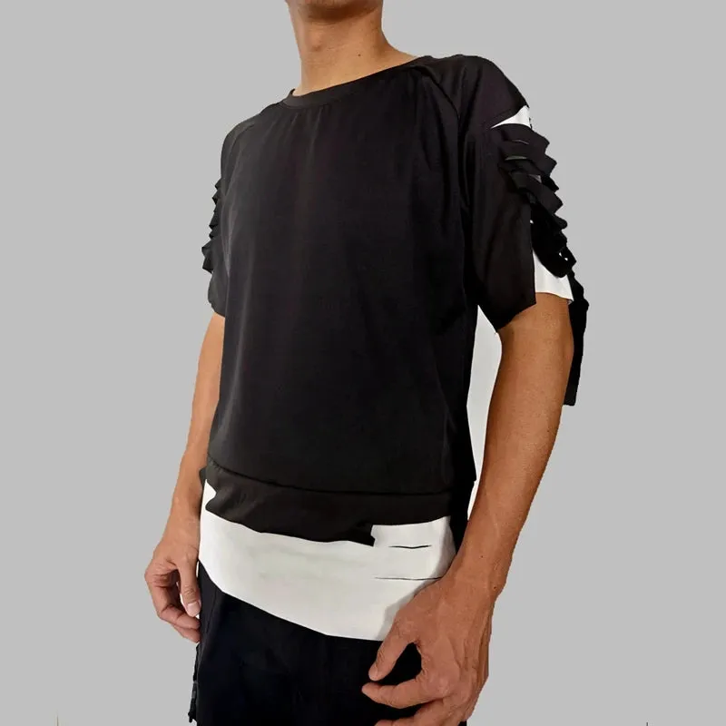 Sean – Black Y 2K Men’s Techwear T-shirt