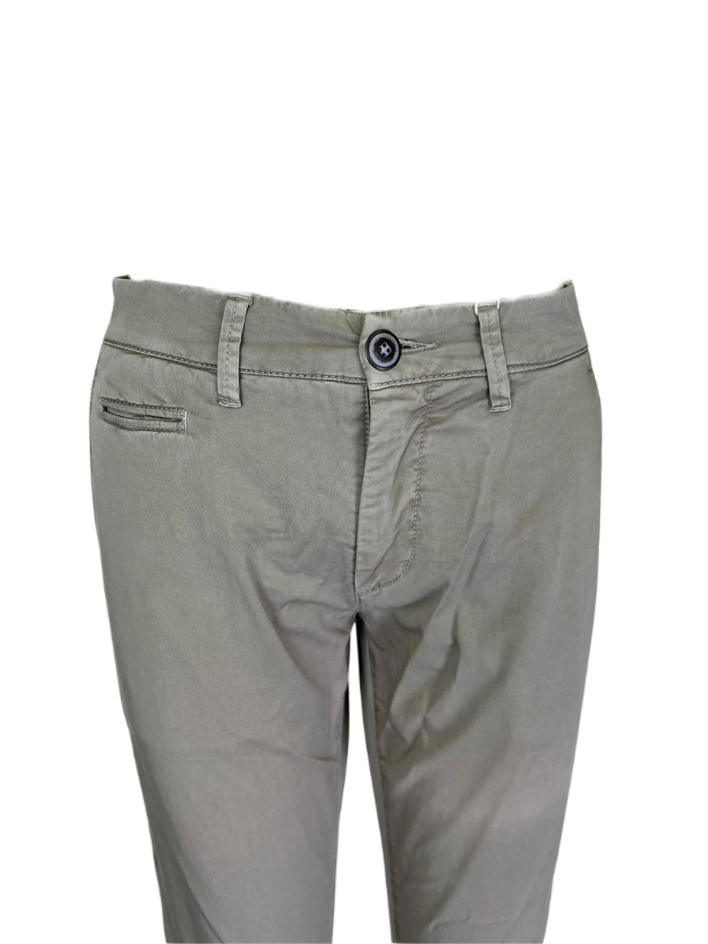 SIVIGLIA Men's Gray Straight Leg Chinos Pants Sz 30 NWT