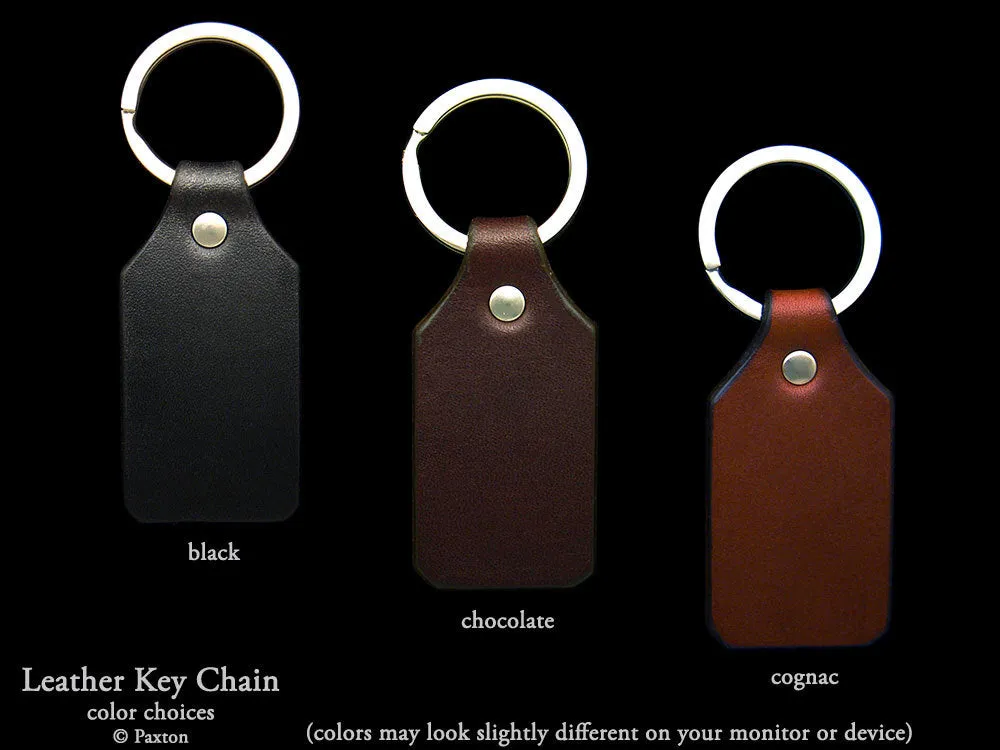 Skull Key Chain / Key Ring Sterling Silver