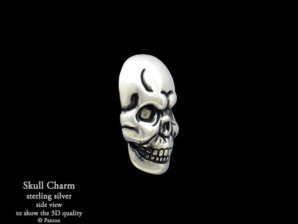 Skull Money Clip Sterling Silver