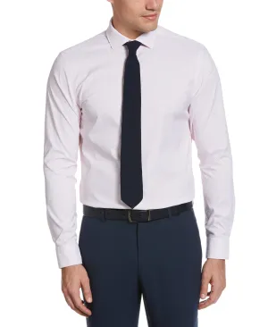Slim Fit Pink Multi Print Tech Dress Shirt