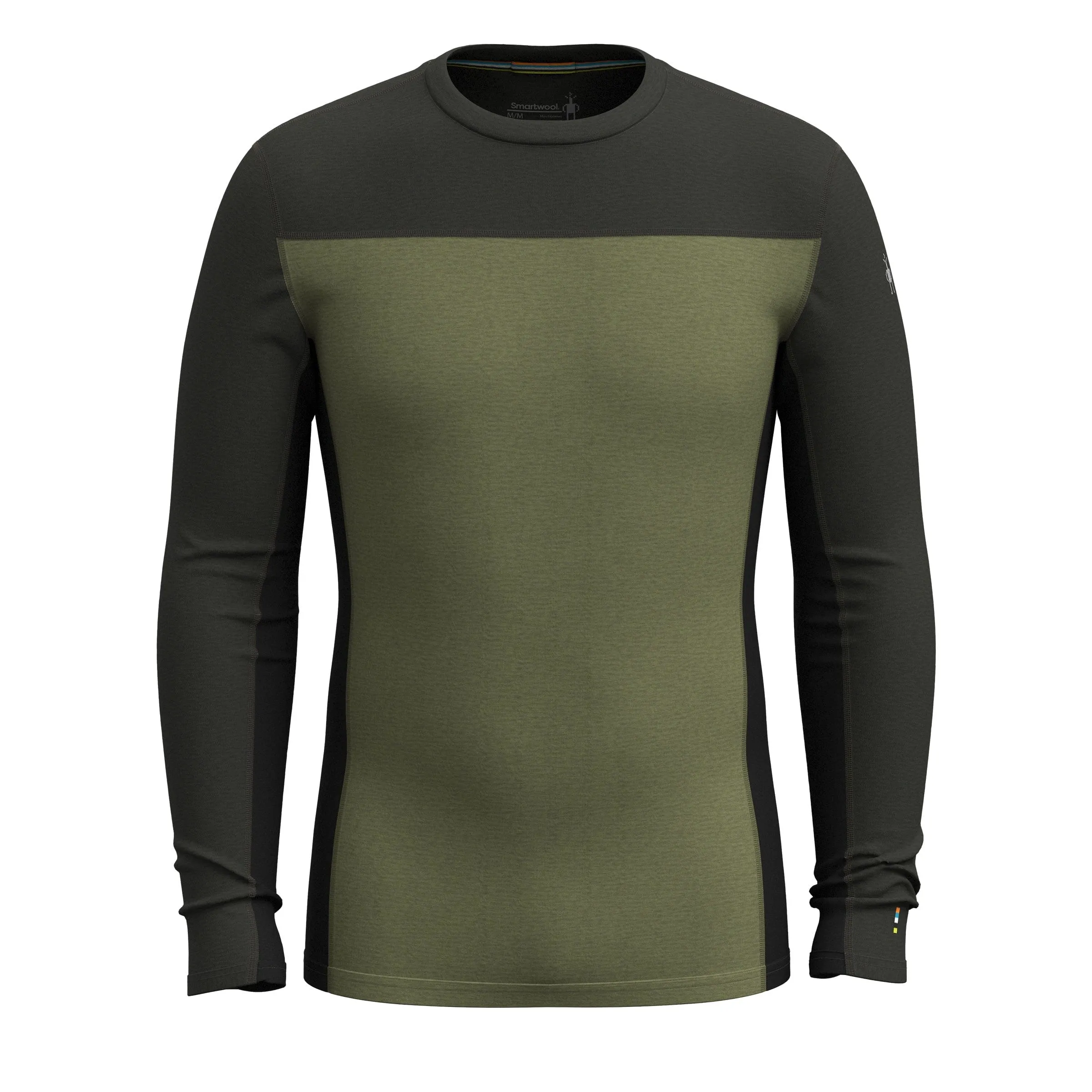 Smartwool Mens Classic Thermal Merino Base Layer Colorblock Crew