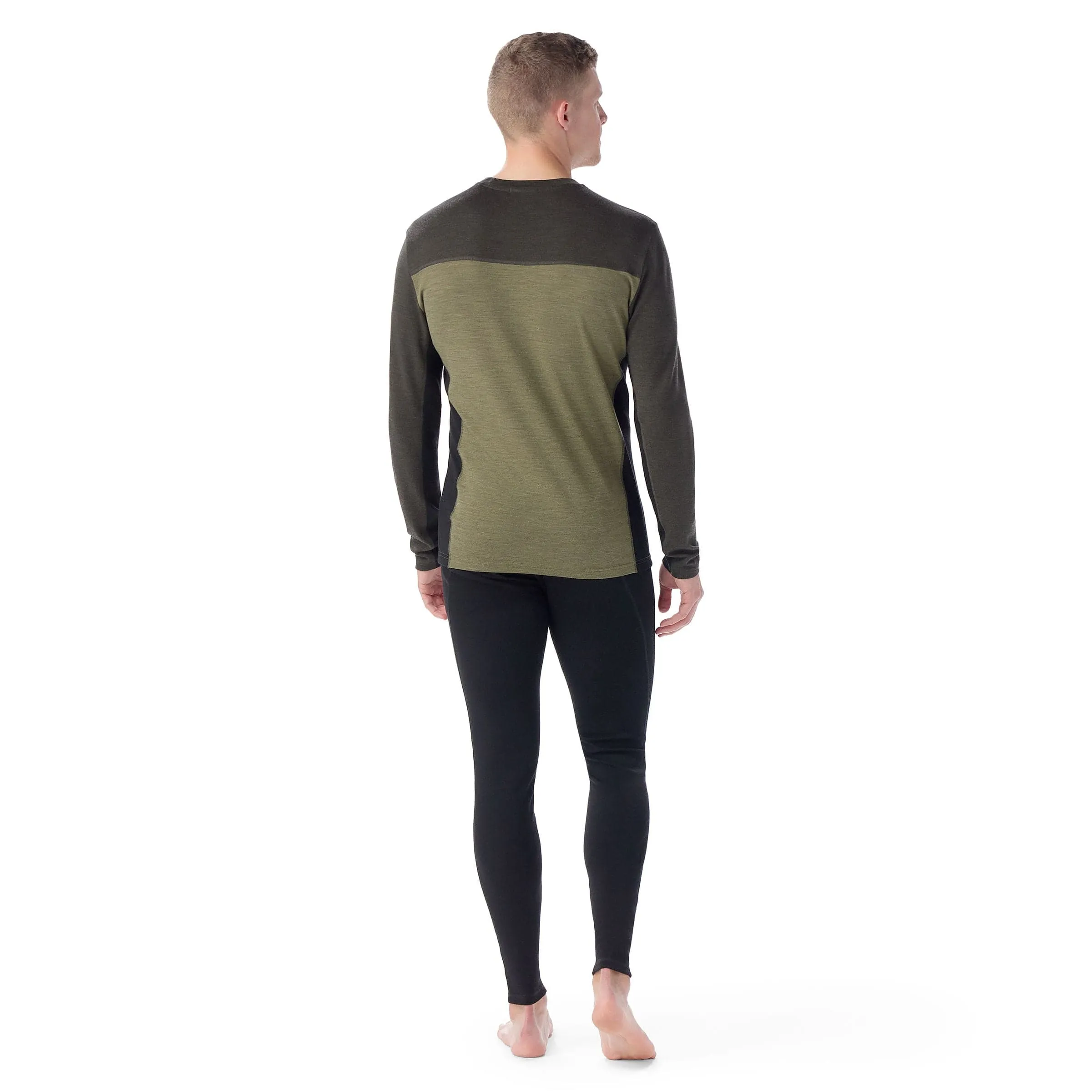 Smartwool Mens Classic Thermal Merino Base Layer Colorblock Crew