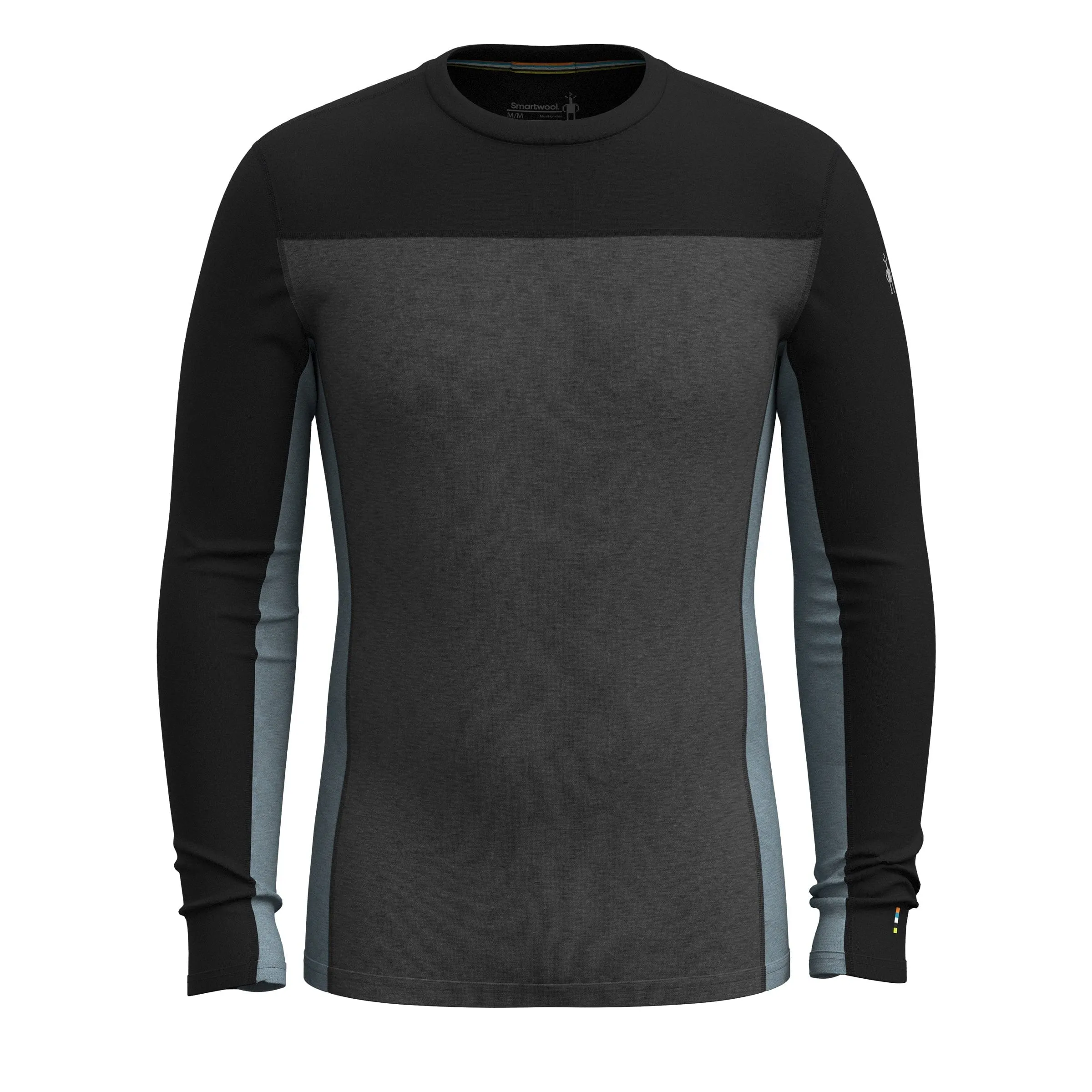 Smartwool Mens Classic Thermal Merino Base Layer Colorblock Crew