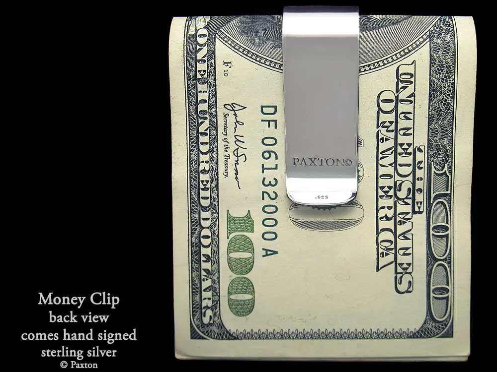 Snake Head Money Clip Sterling Silver