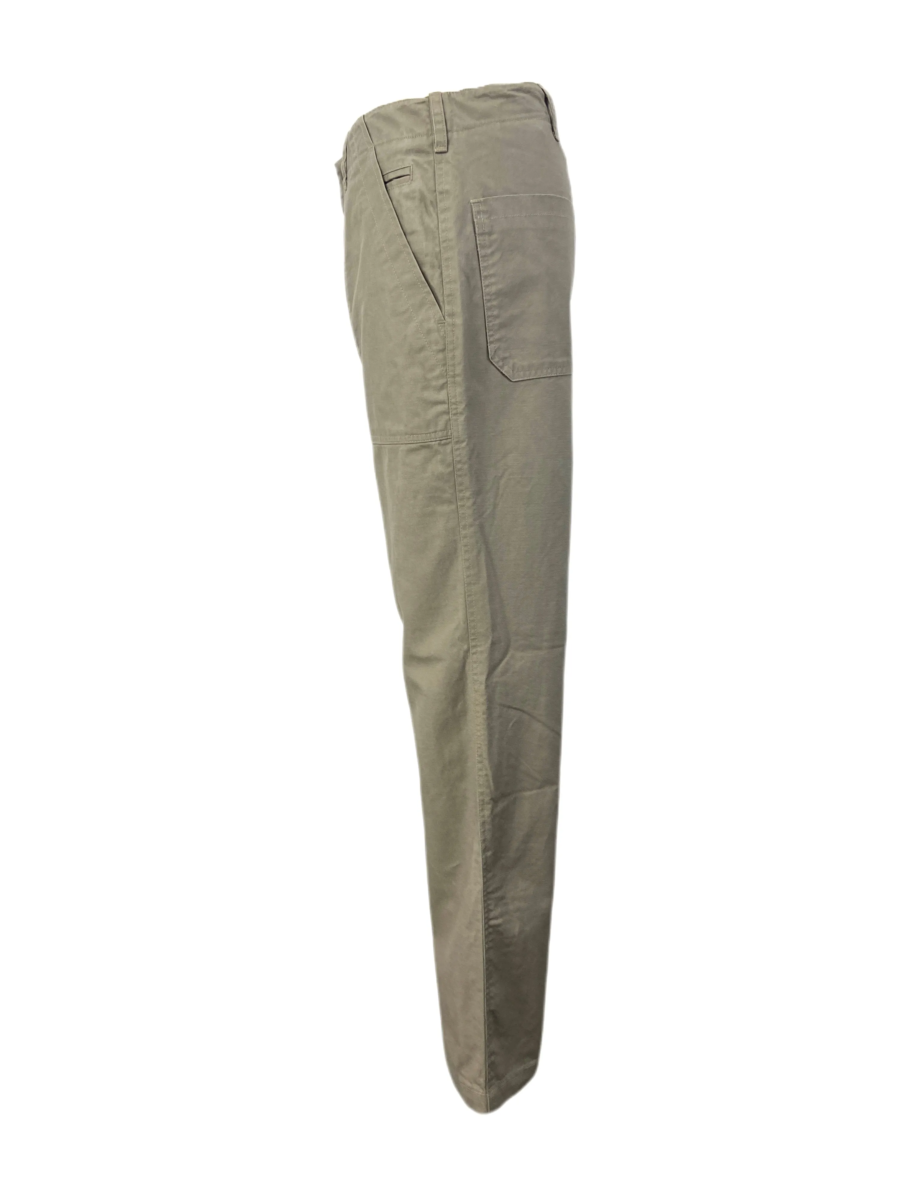 STEVEN ALAN Men's Gray Lined Deck Straight Leg Chinos Pants Sz 33 NWOT