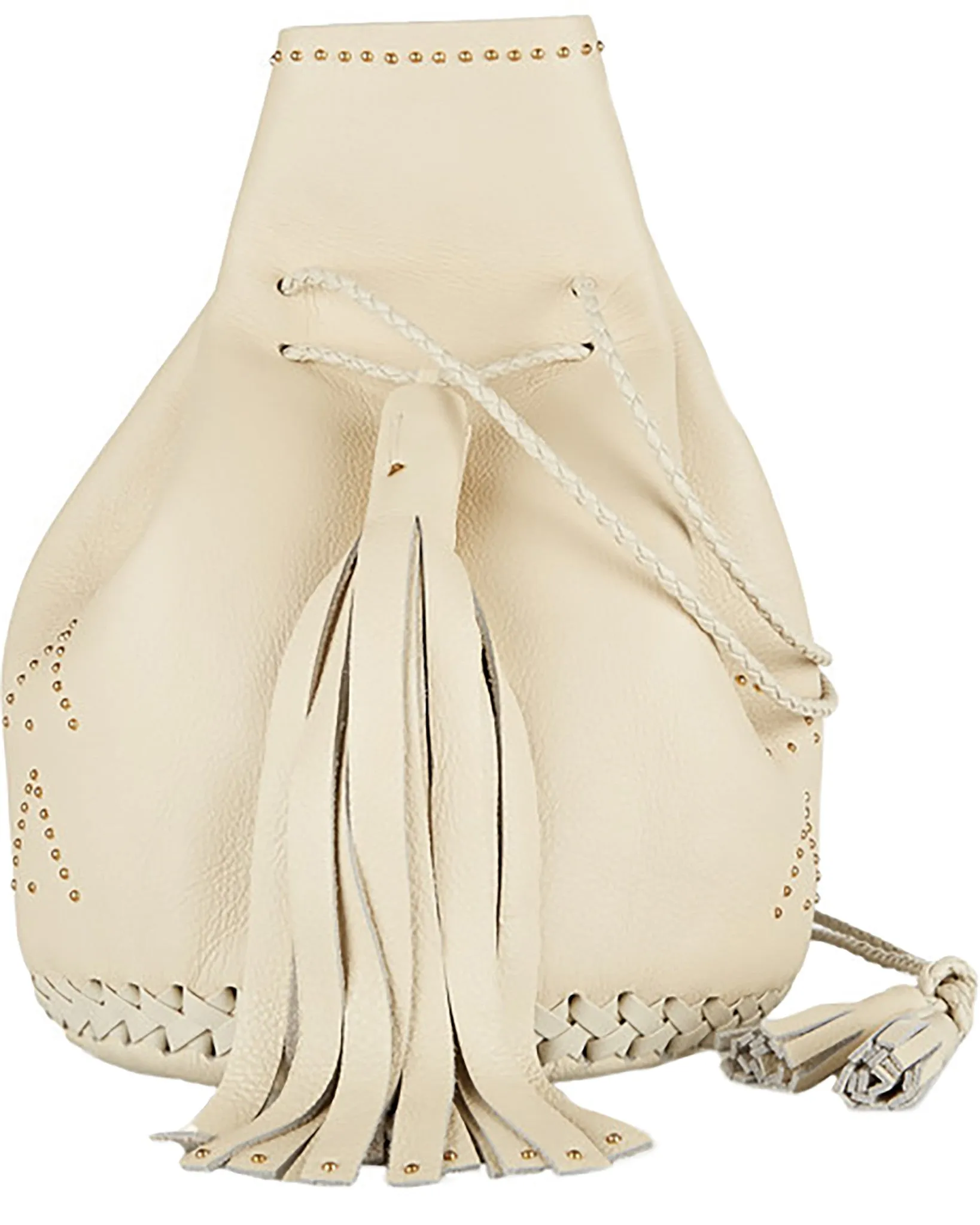 Studded Chevron Bullet Bag