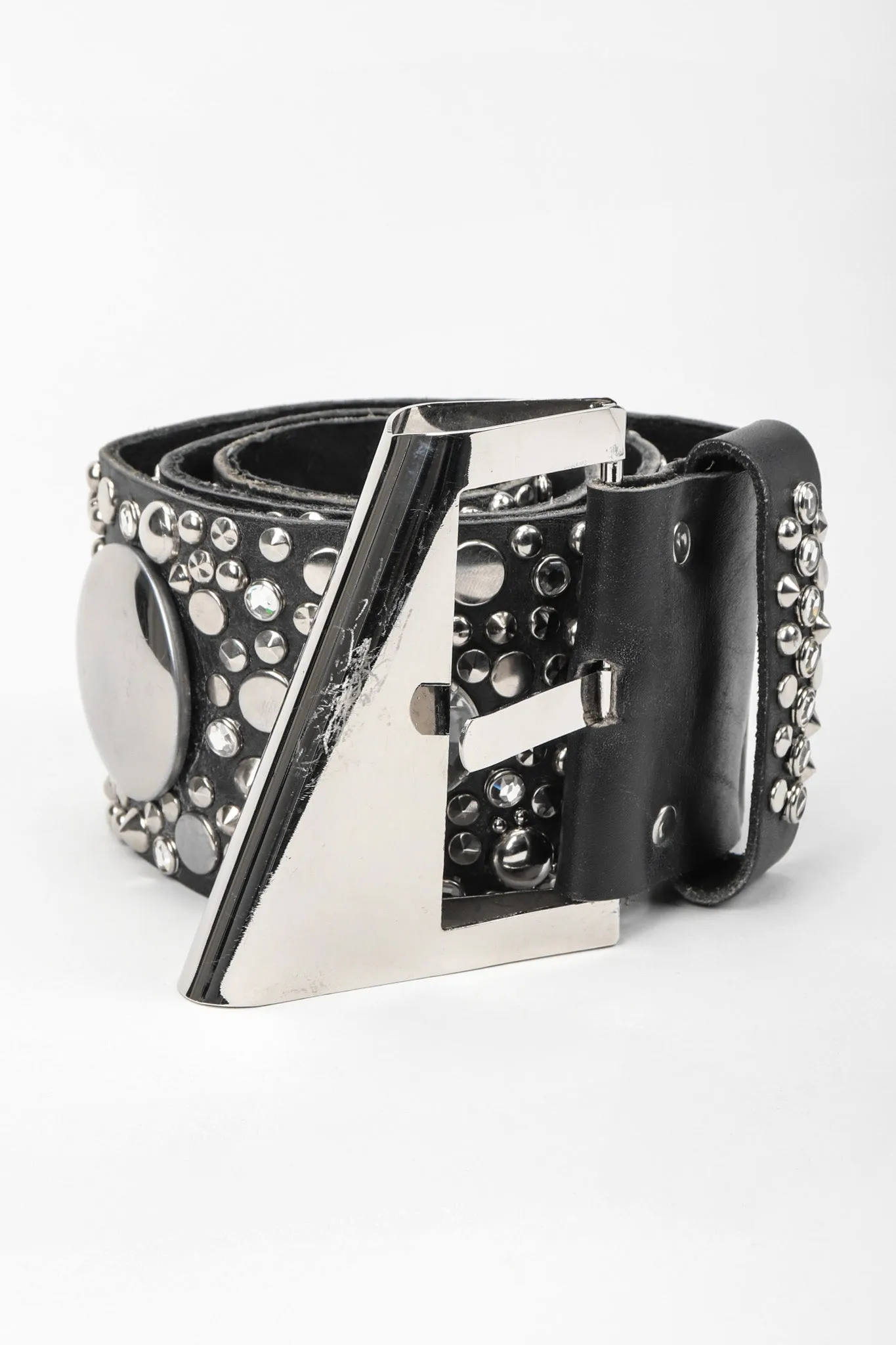 Studded Disc Bling Belt