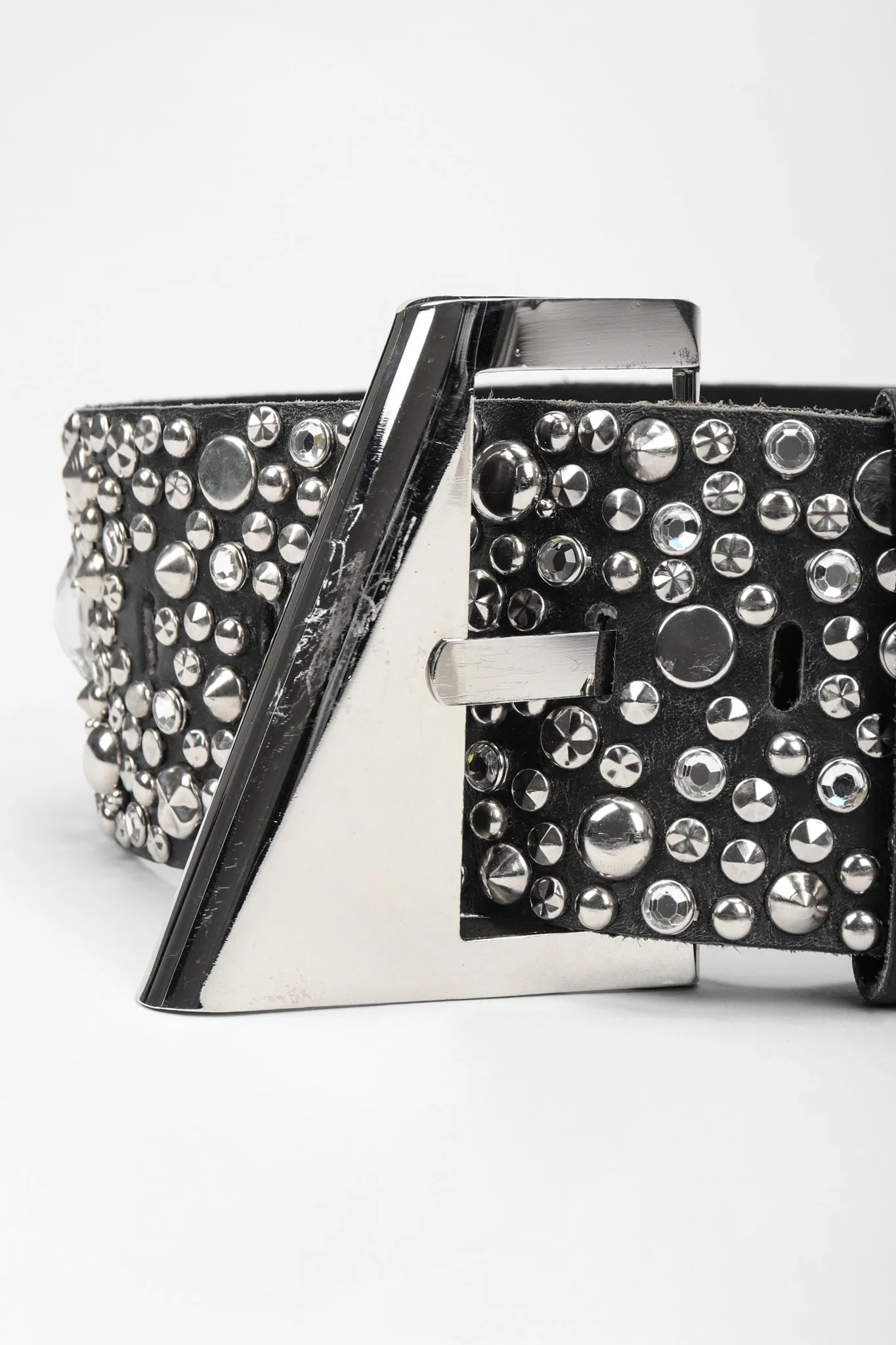 Studded Disc Bling Belt
