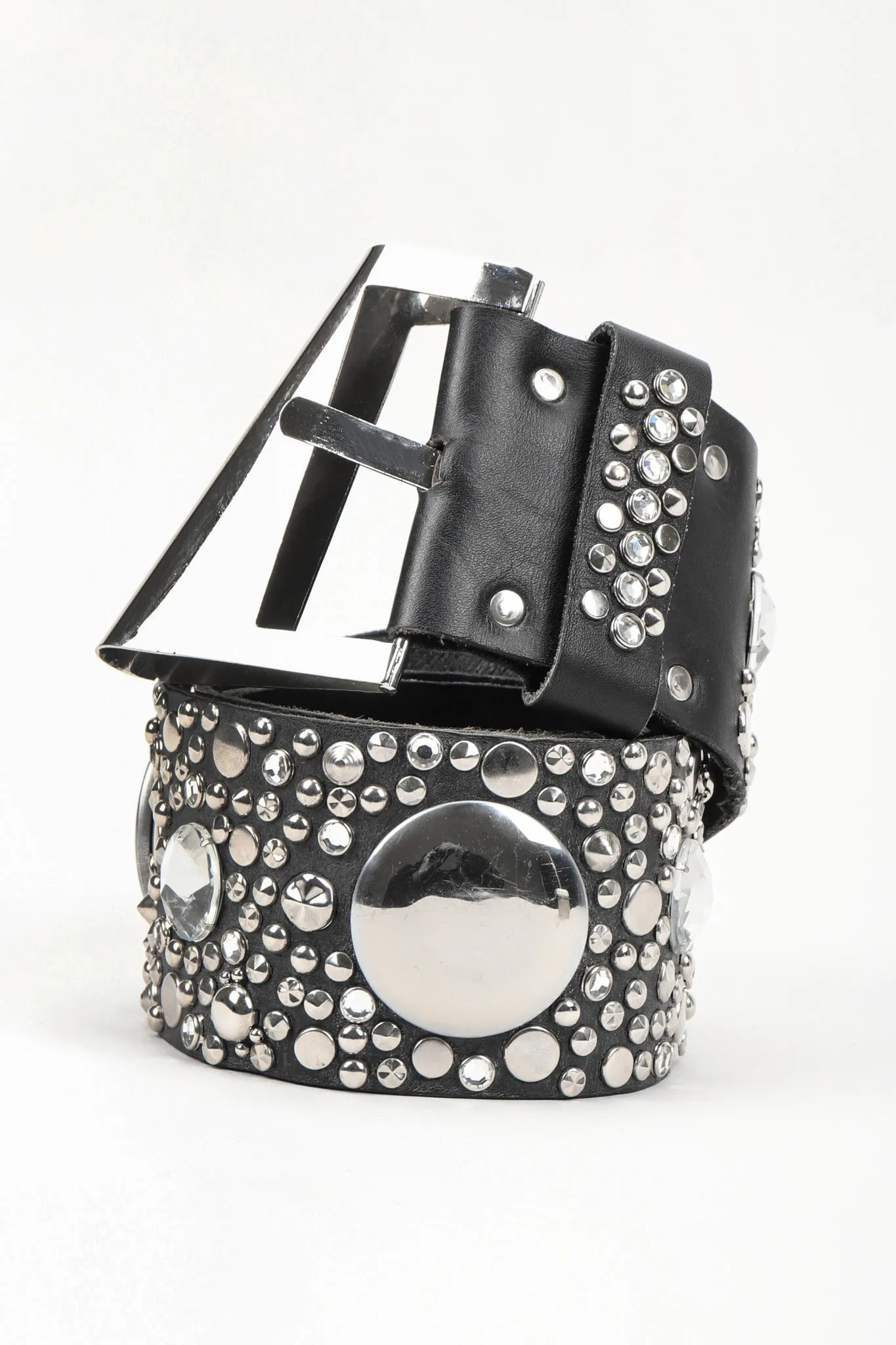 Studded Disc Bling Belt