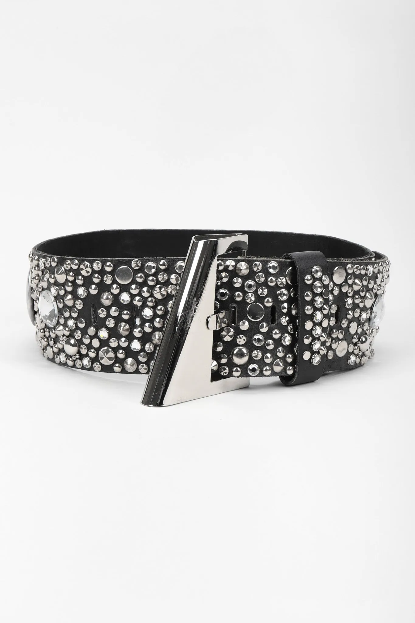 Studded Disc Bling Belt