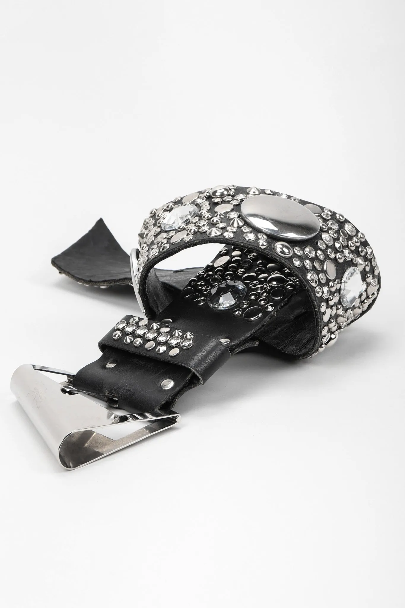 Studded Disc Bling Belt