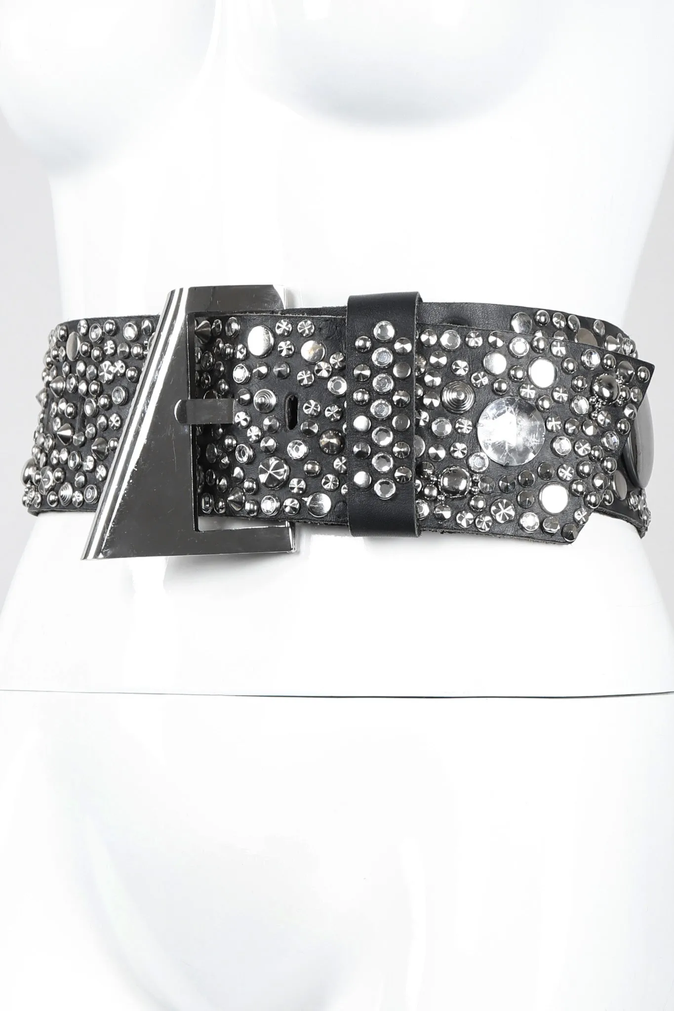 Studded Disc Bling Belt