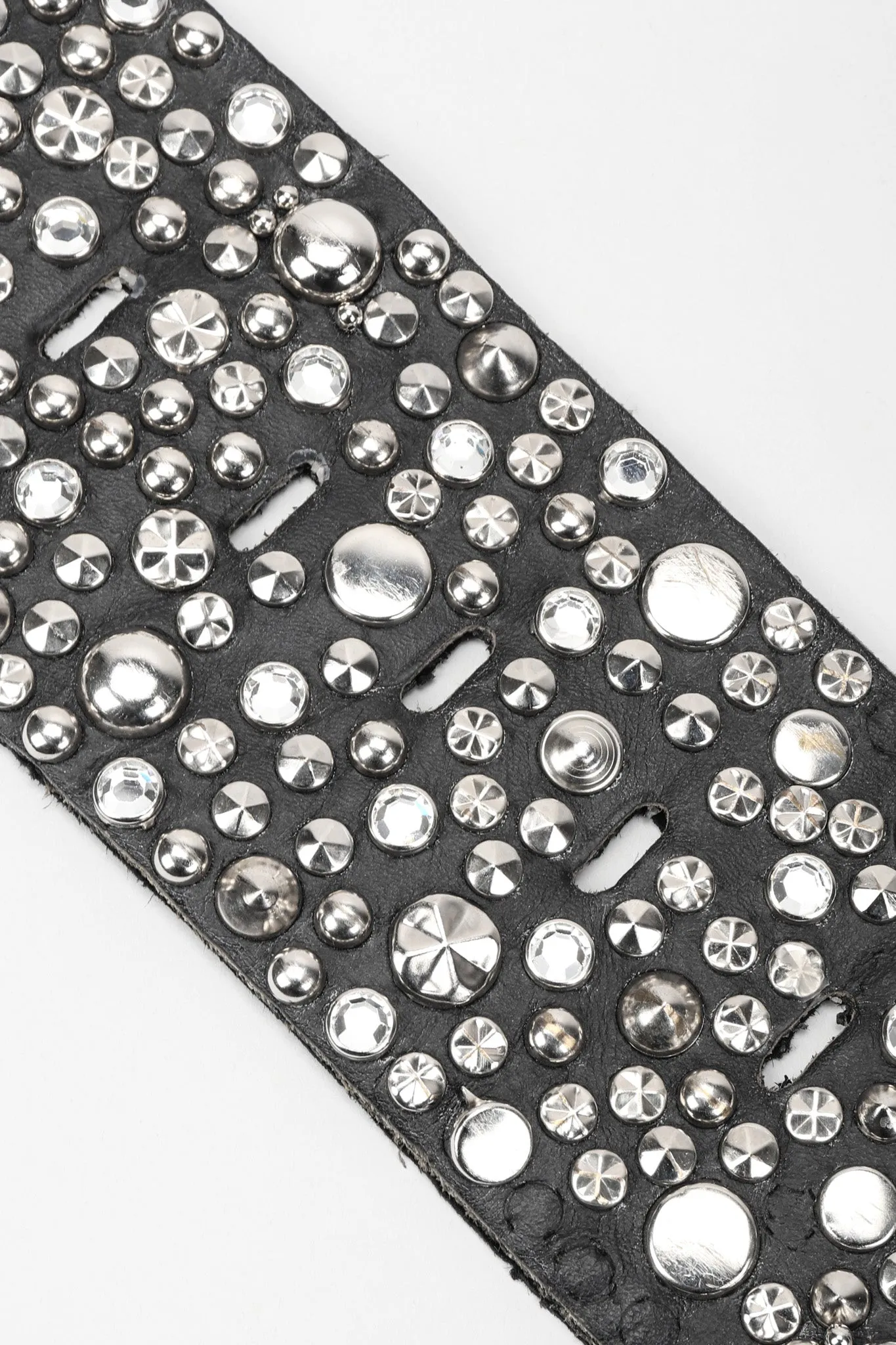 Studded Disc Bling Belt