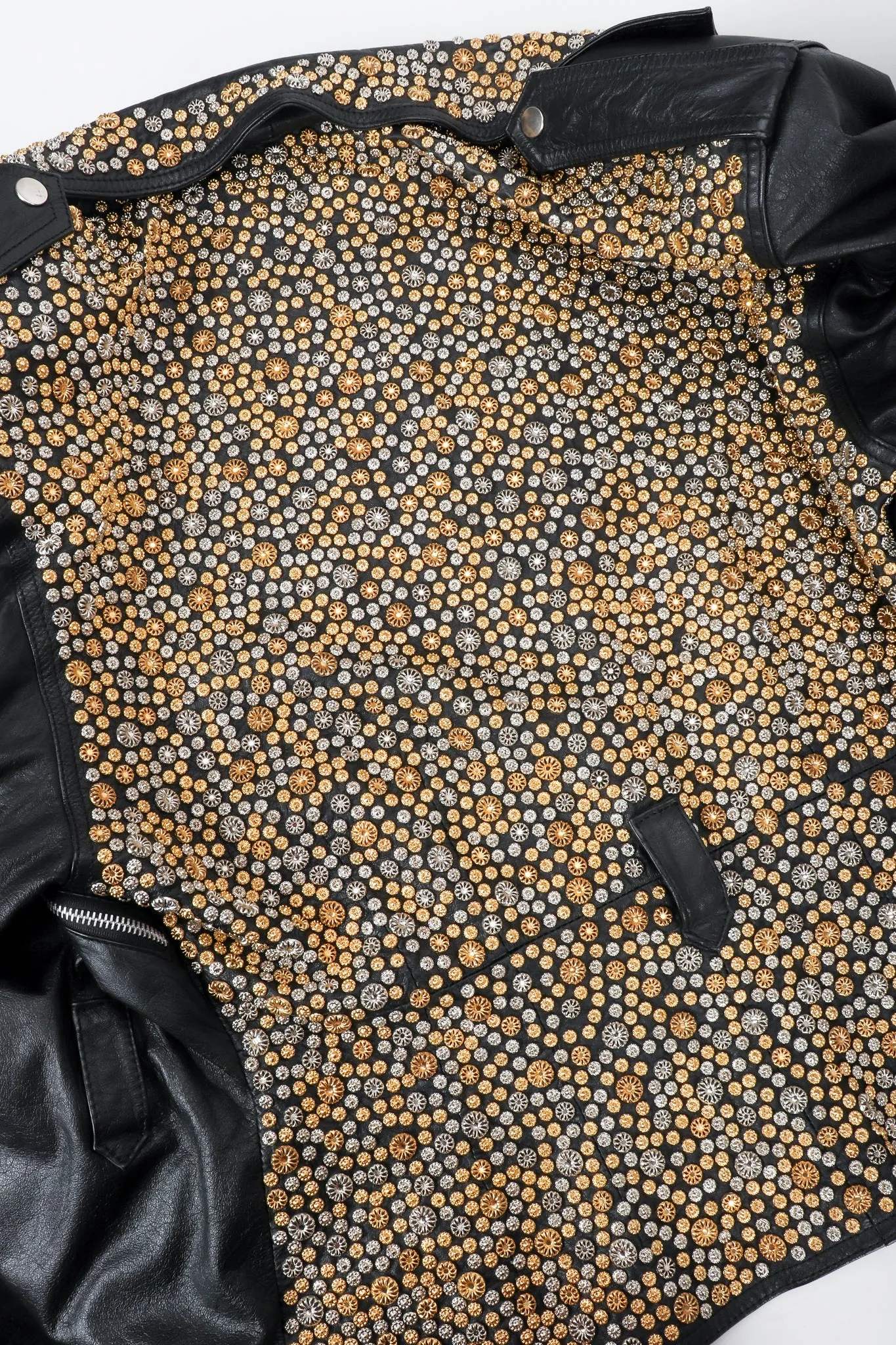 Studded Leather Moto Jacket