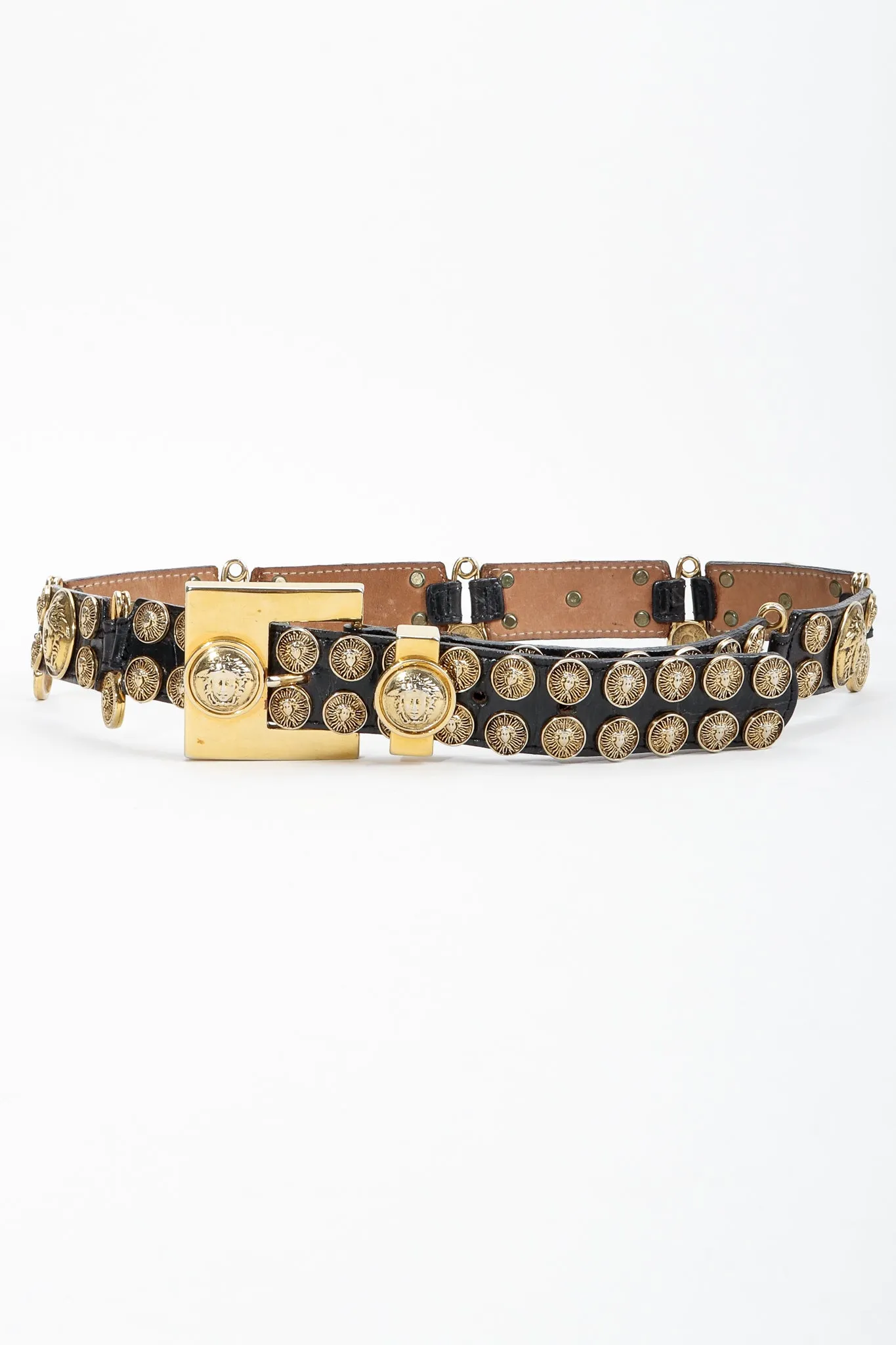 Studded Medusa Pin Belt