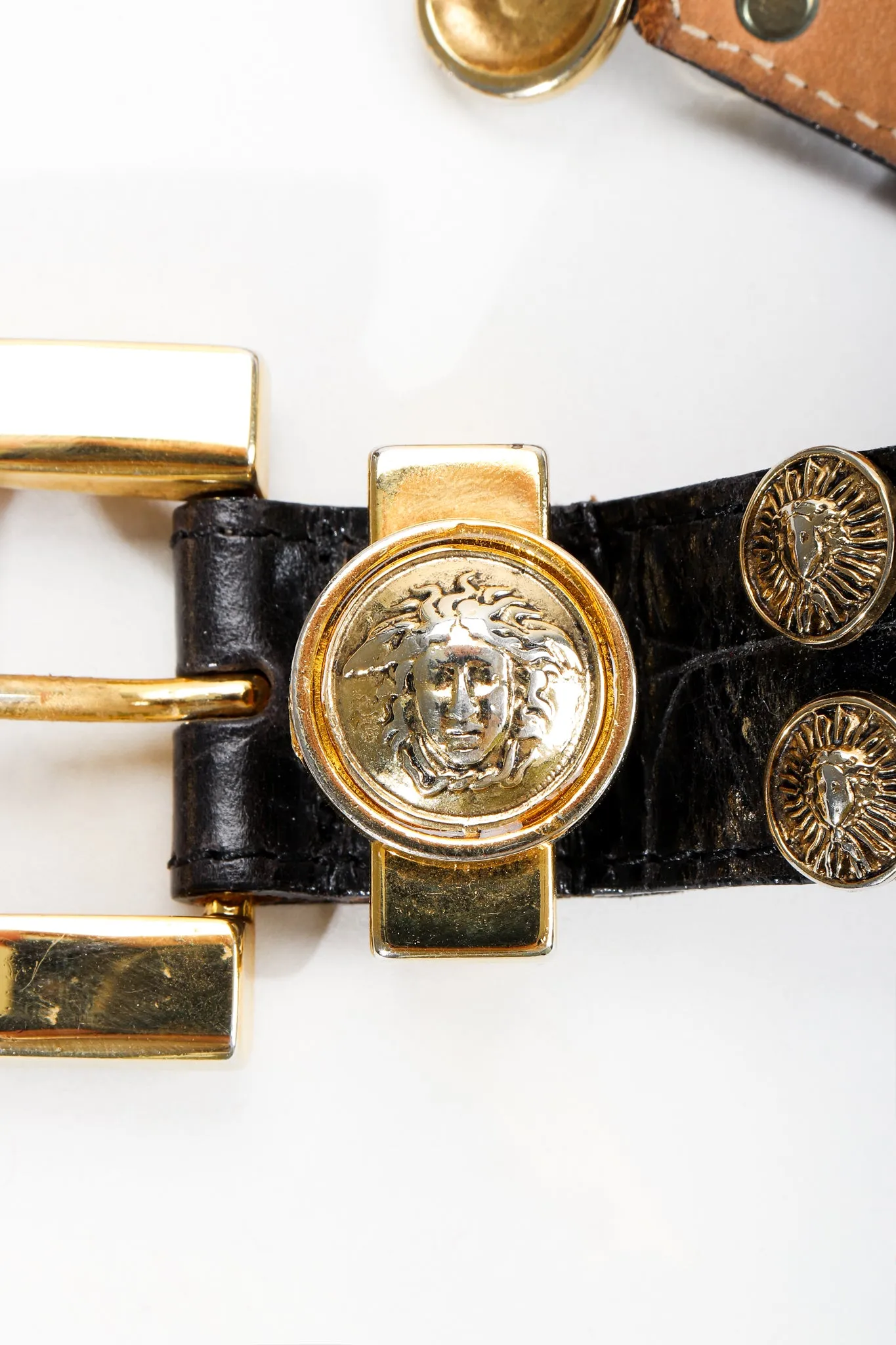 Studded Medusa Pin Belt