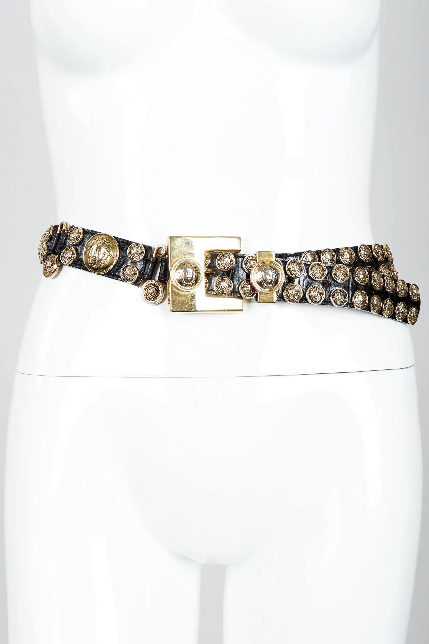 Studded Medusa Pin Belt