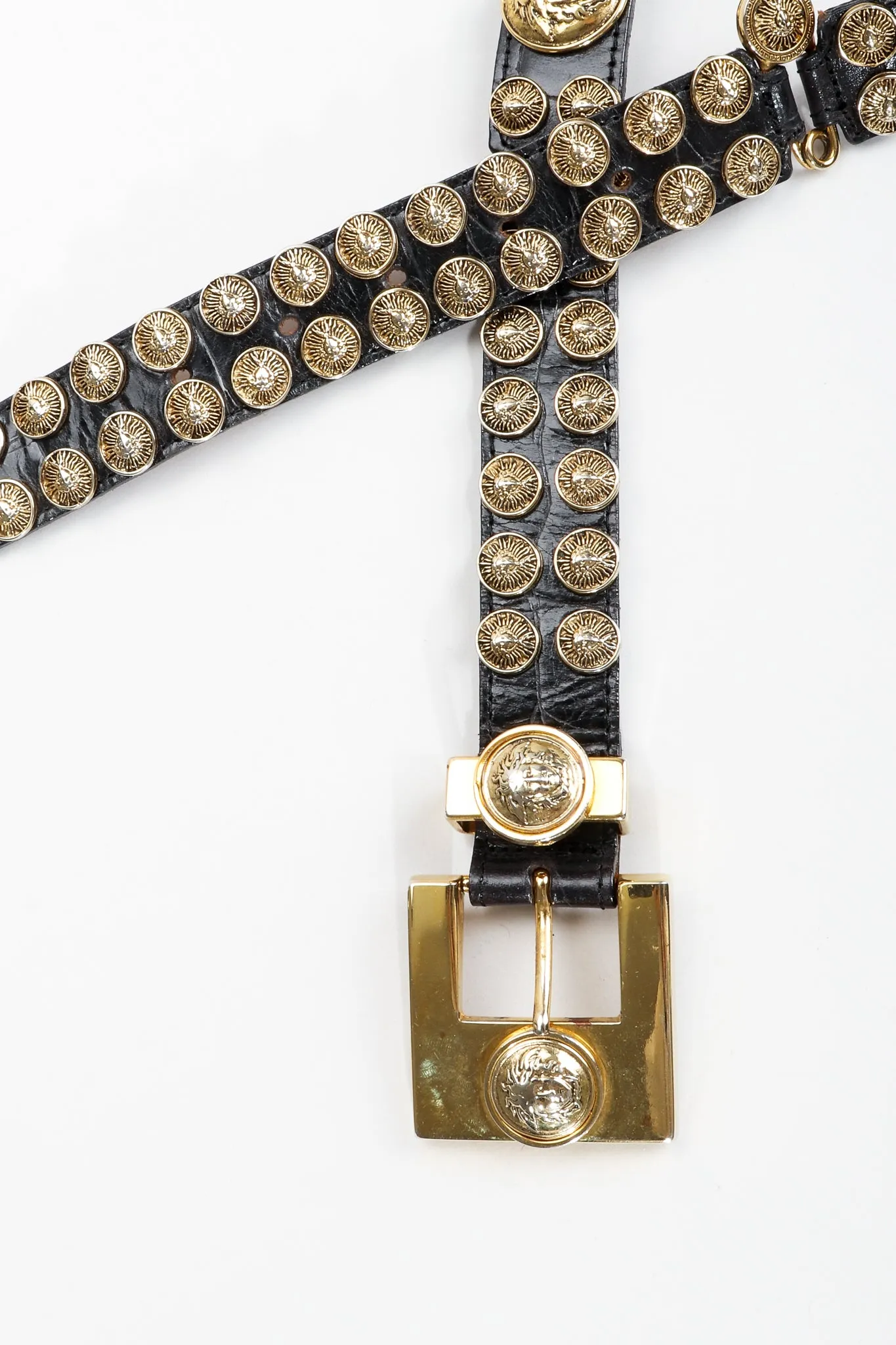 Studded Medusa Pin Belt