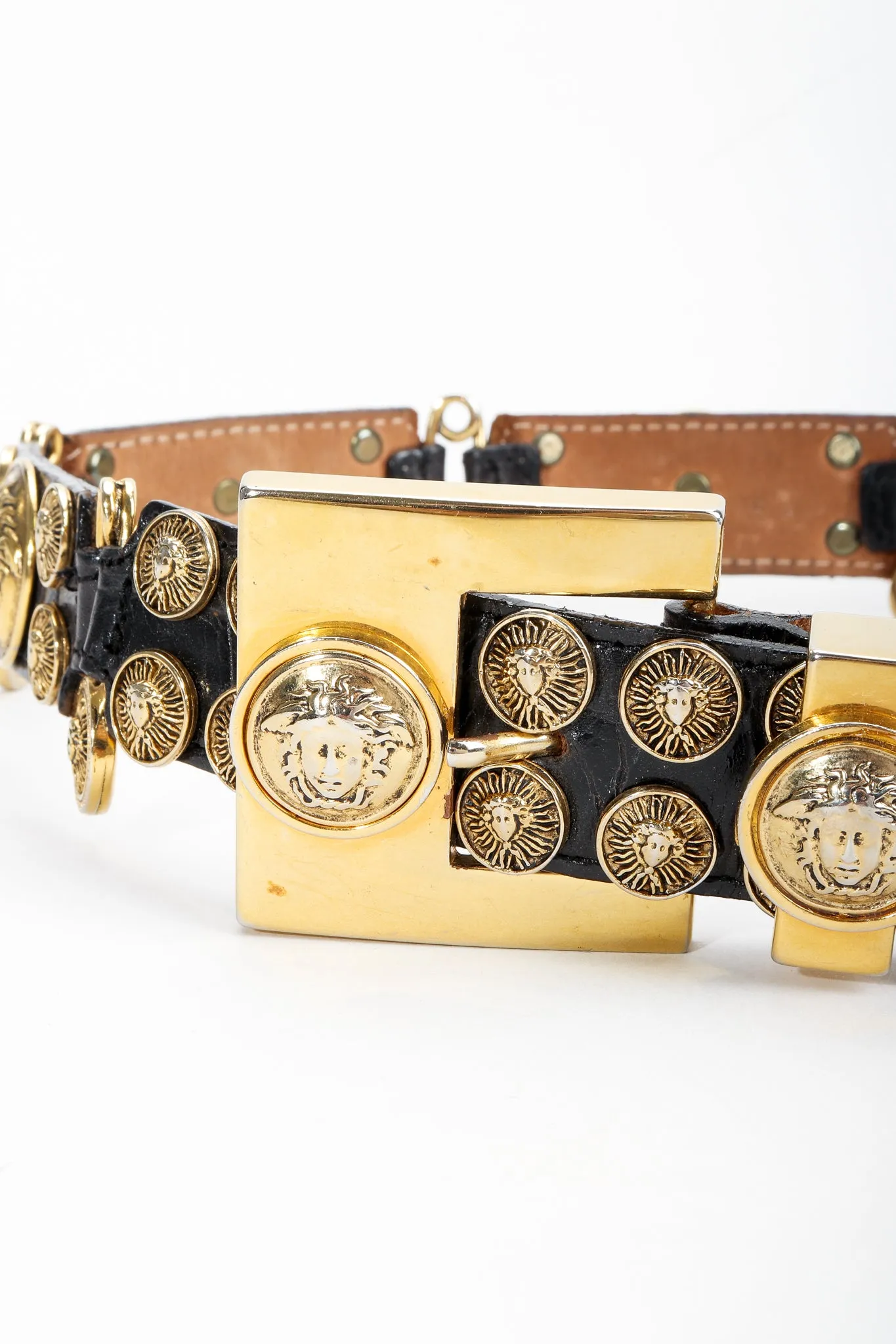 Studded Medusa Pin Belt