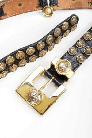 Studded Medusa Pin Belt