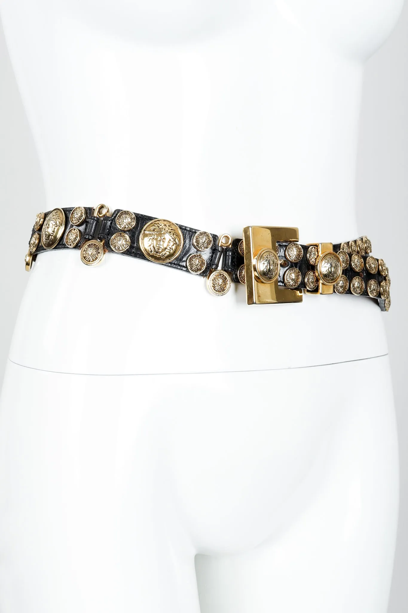 Studded Medusa Pin Belt