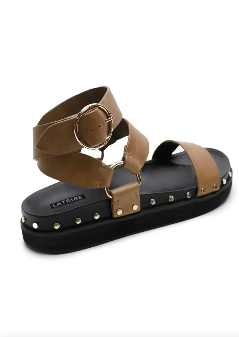 Studded Sandal Olive
