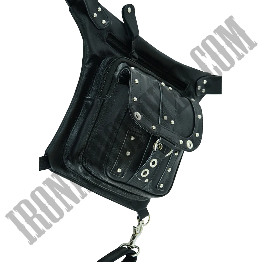 Studded Thigh Bag