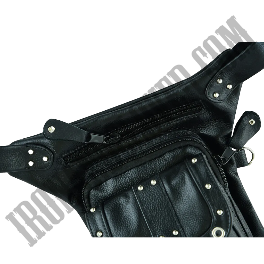 Studded Thigh Bag
