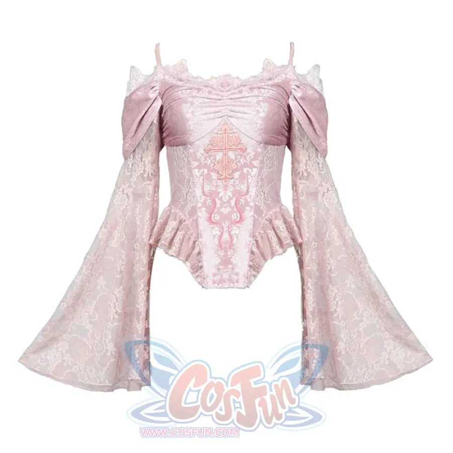Summer Velvet Flying Sleeve Suspender Embroidered Top