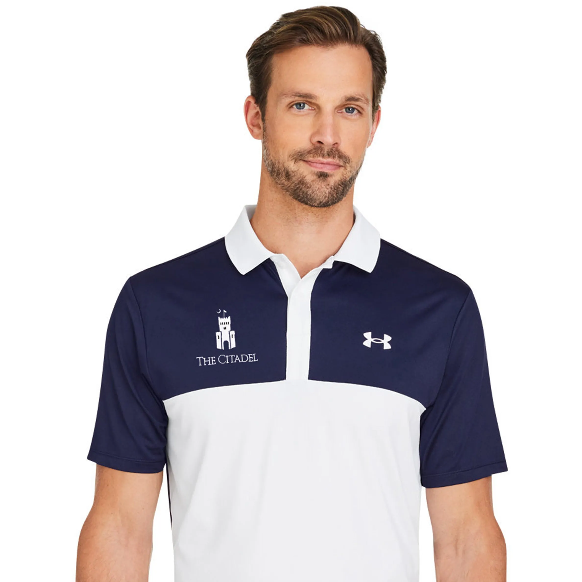The Citadel, Barracks, Under Armour Men's Performance 3.0 Colorblock Polo