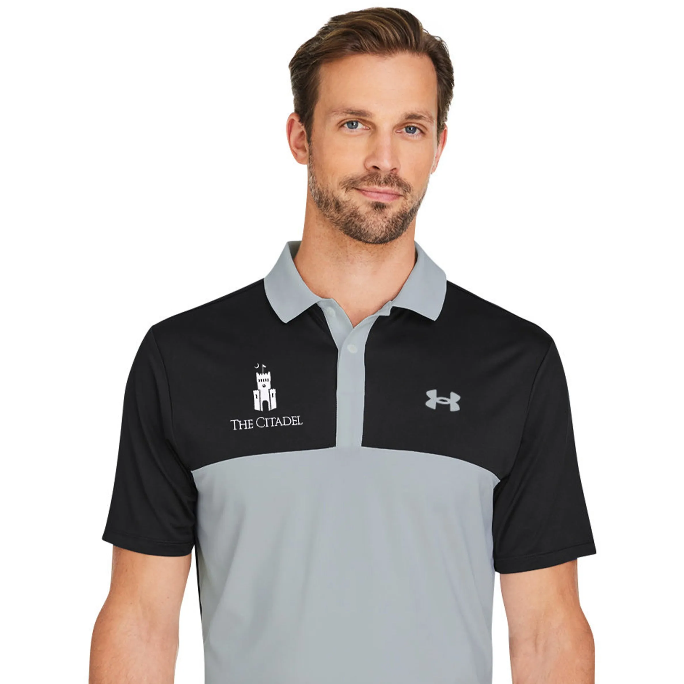 The Citadel, Barracks, Under Armour Men's Performance 3.0 Colorblock Polo