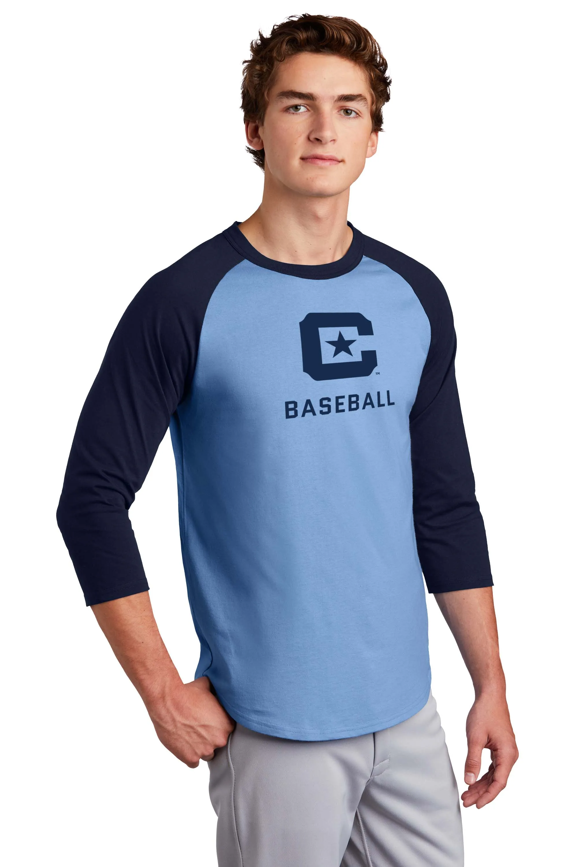 The Citadel, Baseball Colorblock Raglan Jersey