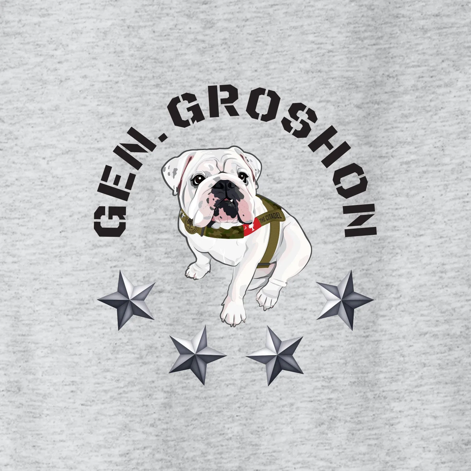 The Citadel Mascot, General Groshon AKA G3 Champion Tee Shirt